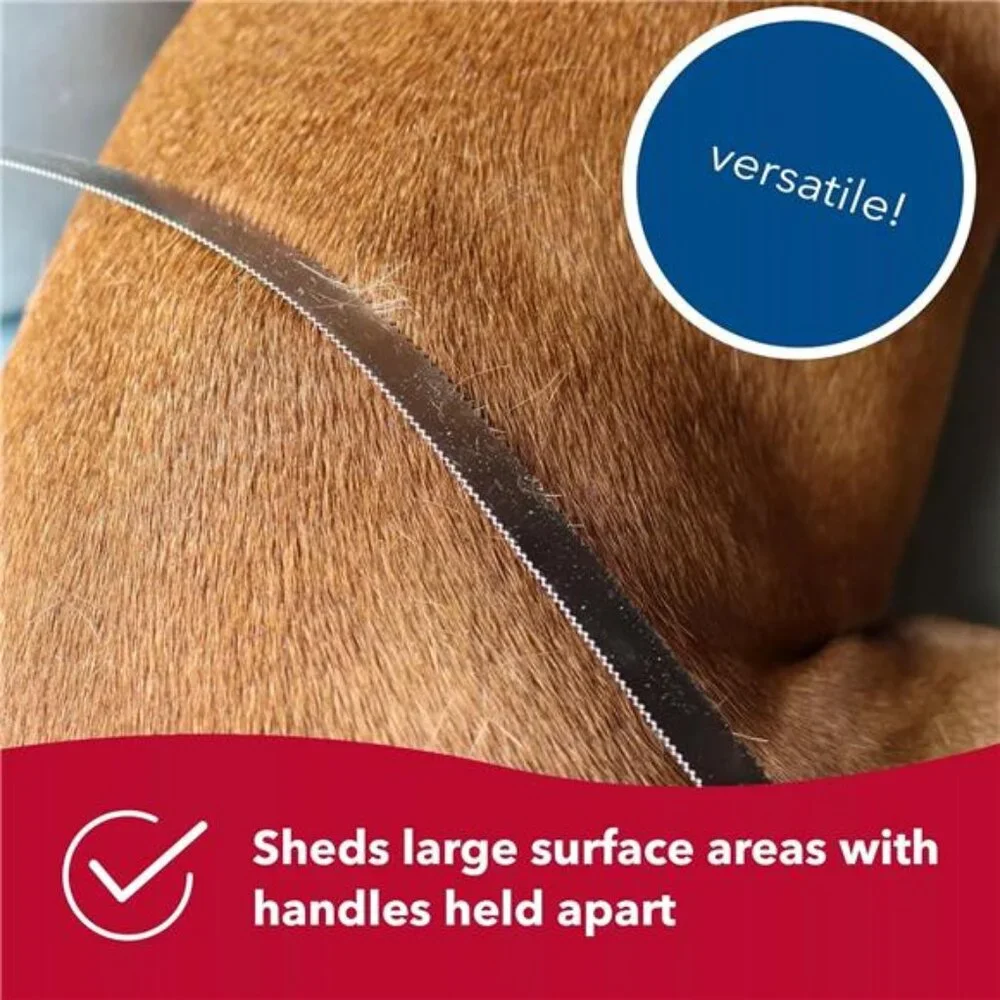 Pet Safari Dual-Sided Dog Shedding Blade - Stainless Steel Grooming Blade